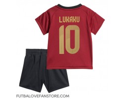 Belgicko Romelu Lukaku #10 Domáci Detský futbalový dres ME 2024 Krátky Rukáv (+ trenírky)